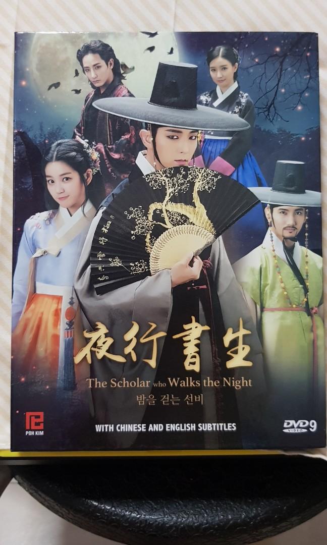 The Scholar Who Walks The Night Korean Drama Dvd Music Media Cds Dvds Other Media On Carousell