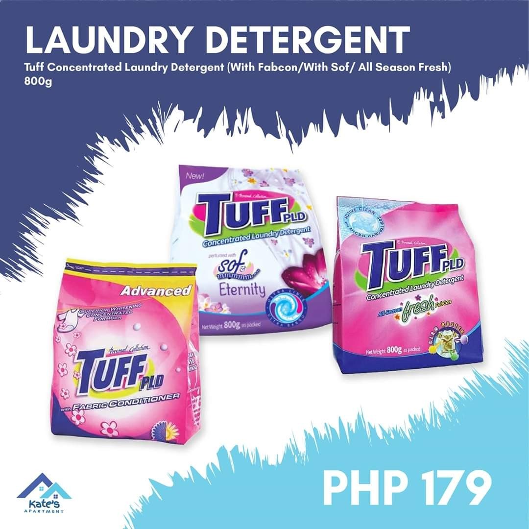Tuff Pld Powdered Laundry Detergent 800g Health Beauty Skin Bath Body On Carousell