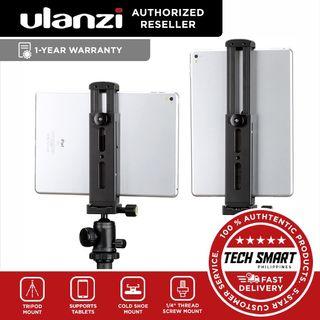 ULANZI U-Pad Pro Tablet Tripod Mount with Cold Shoe Compatible for iPad, Metal Tablet Tripod Adapter Holder with Quick Release Plate 1/4'' Screw Mount Universal for iPad Mini/iPad 4/iPad Pro/Surface Pro