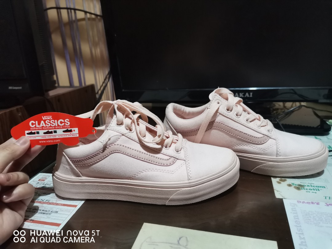 vans old skool rose pink