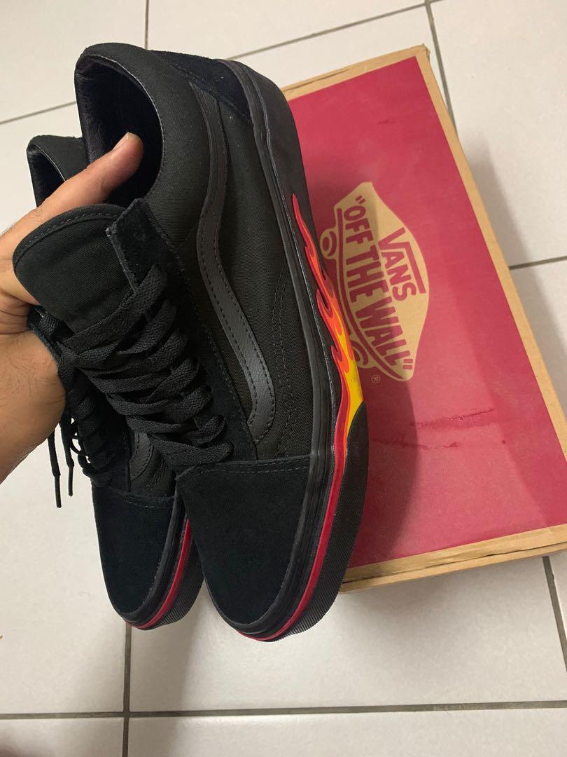 Flame wall vans old skool new arrivals