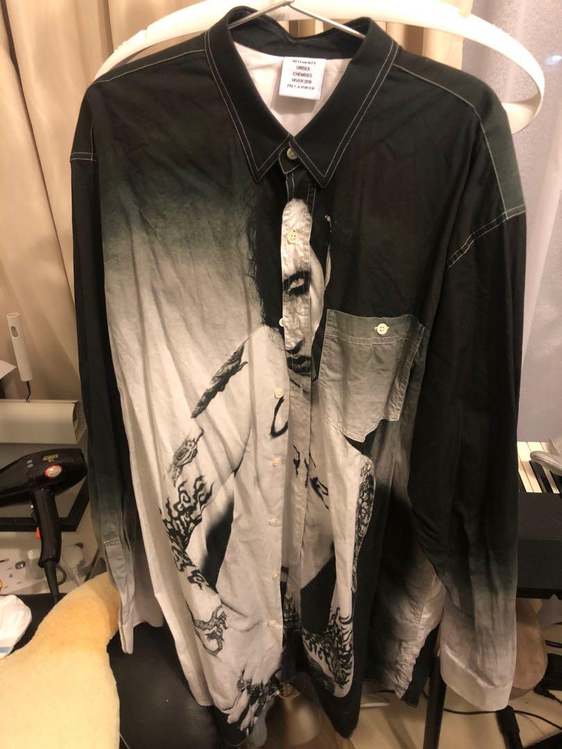 Vetements Marilyn Manson Shirt, Men's Fashion, Tops & Sets 