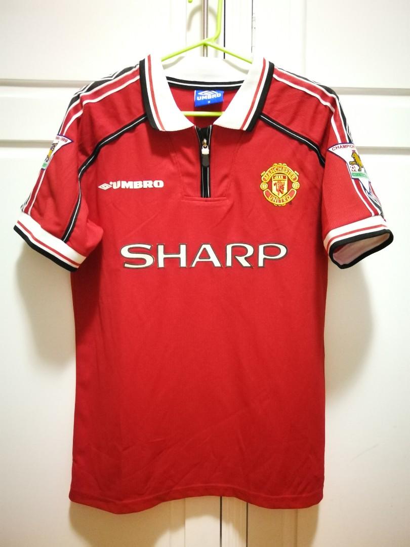 1998 Vintage Manchester United 7 Beckham Sports Athletic Sports Clothing On Carousell