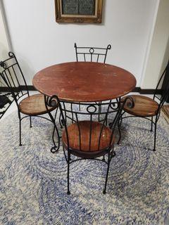 Affordable Iron Wrought Dining Table, Vintage Wrought Iron Dining Table And Chairs