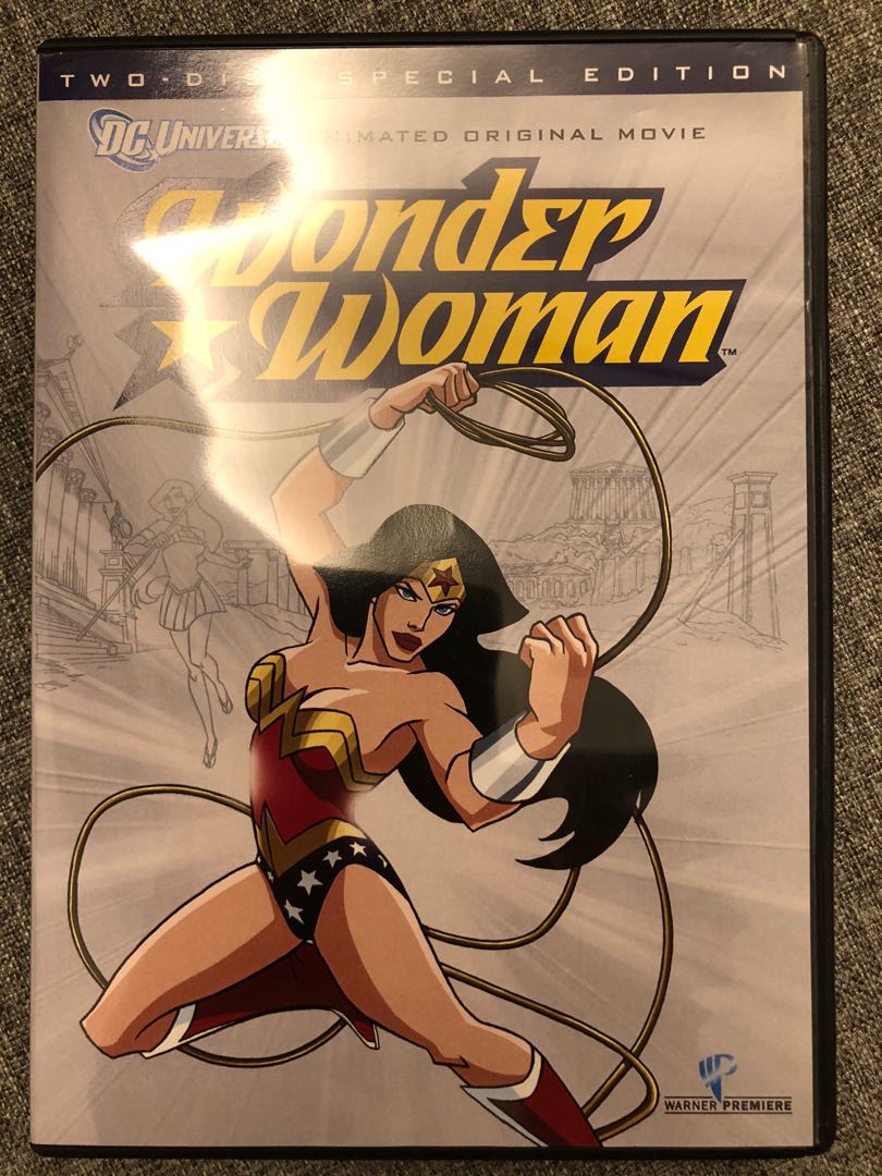 Wonder Woman dvd animated movie 2 discs edition, Hobbies & Toys, Music &  Media, CDs & DVDs on Carousell