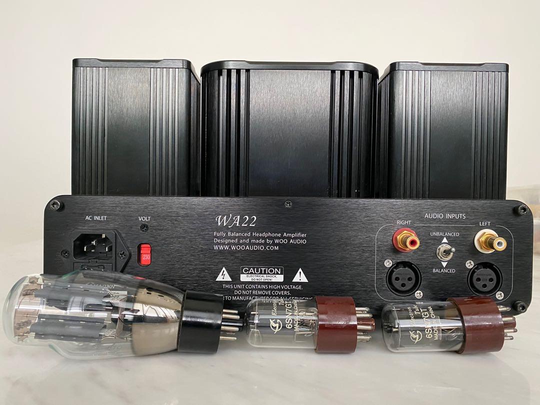 Woo Audio WA22 Fully balanced Tube Headphone Amplifier Amp upgraded Audio Other Audio Equipment on Carousell
