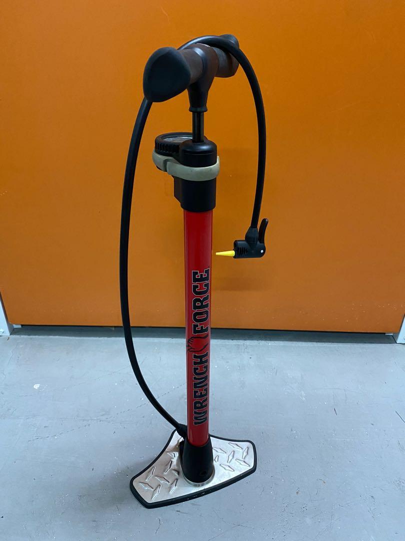 wrench force bike pump