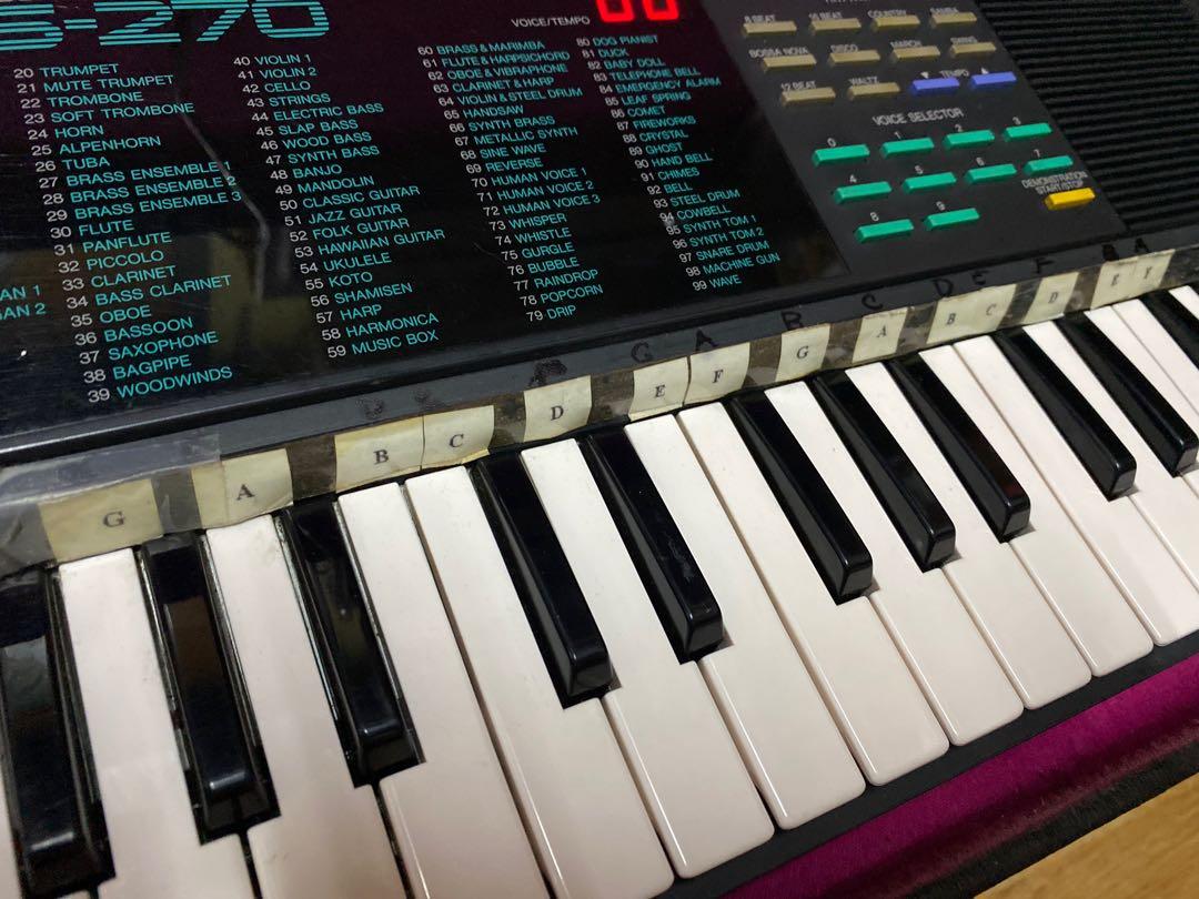 YAMAHA PORTASOUND PSS 270 VOICE BANK ELECTRONIC KEYBOARD Hobbies
