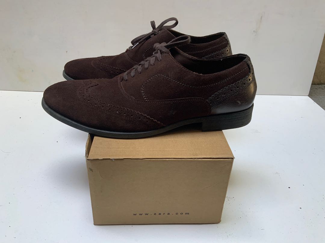 zara man suede shoes