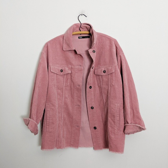 Zara corduroy jacket womens clearance