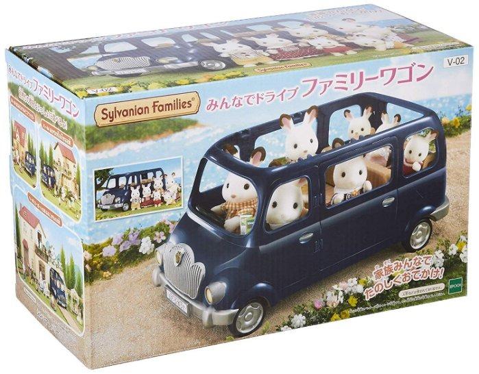 日本進口森林家族7人座藍色休旅車 玩具 遊戲類 玩具 Carousell