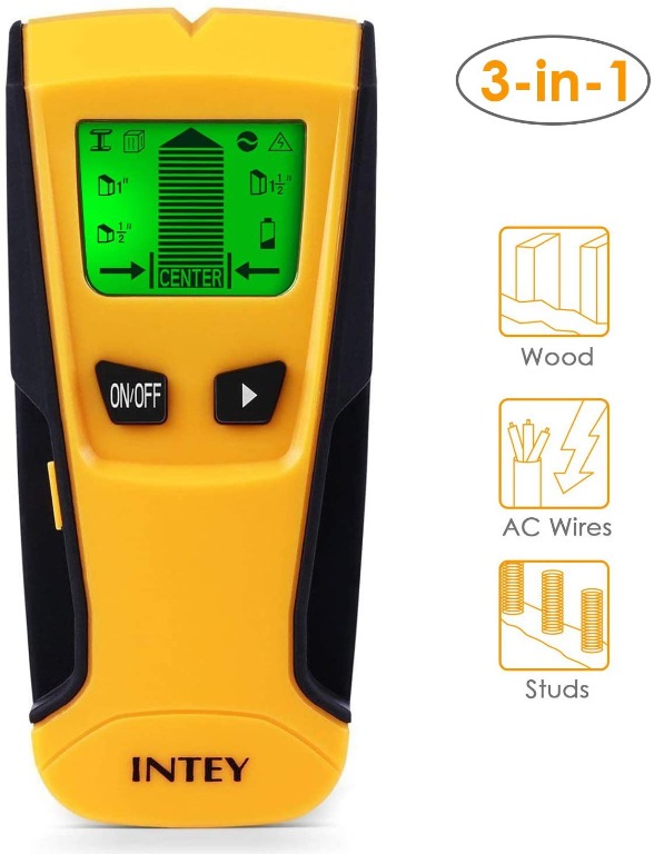 A912 INTEY Stud Detector with 3 in 1 Scanning Mode for Metal, AC Wire ...