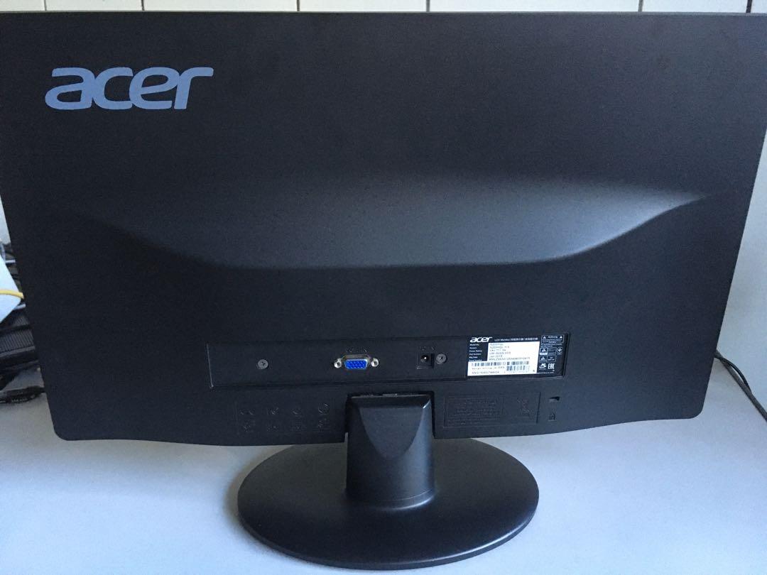 Acer S200HQL VGA 19.5in LED Monitor, Computers & Tech, Parts