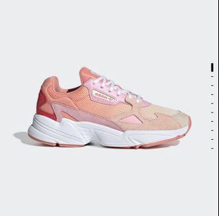 adidas originals falcon in white tint and trace pink