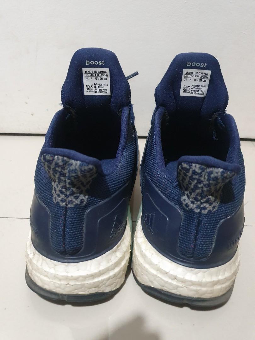 Adidas Ultraboost ST Blue Multicolor US7.5 Men (Category: Sneakers) located in Makati City. Submitted by marcusthegr8 (Listing ID 1012153768, Image 3). Description: Adidas Ultraboost ST Blue Multicolor US7.5 Men 8/10 used 8x RFS: Unloading / Quitting Meetup: Cash and Carry, SM Hypermarket Shipping: LBC or Grab at buyer's expense Chat or SMS (09985532080).