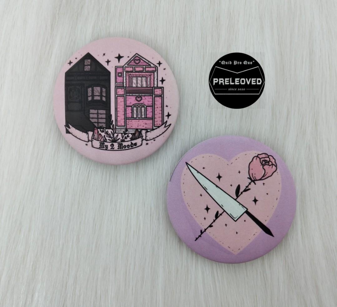 Aesthetic Pin Button 44mm (V8), Serba Serbi, Others di Carousell