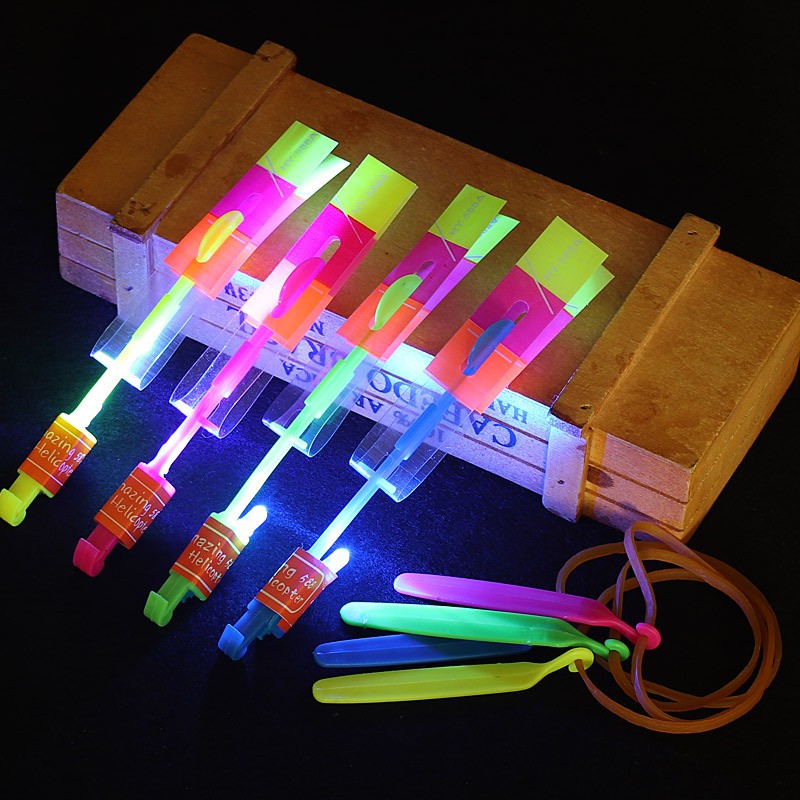 arrow helicopter fairy flying toy with led