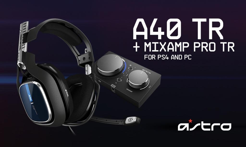 Astro Gaming A40 Tr Mixamp Pro Tr With Blue Mod Kit Electronics Audio On Carousell