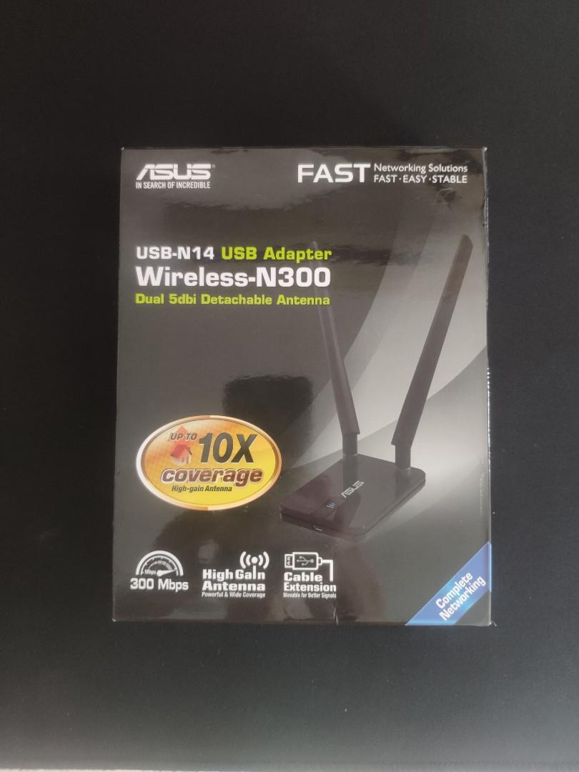 Asus Usb N14 Usb Wifi Adapter Electronics Computer Parts Accessories On Carousell