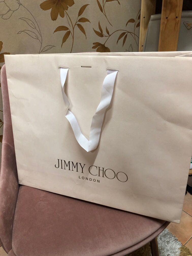 Jimmy choo shopping bag store