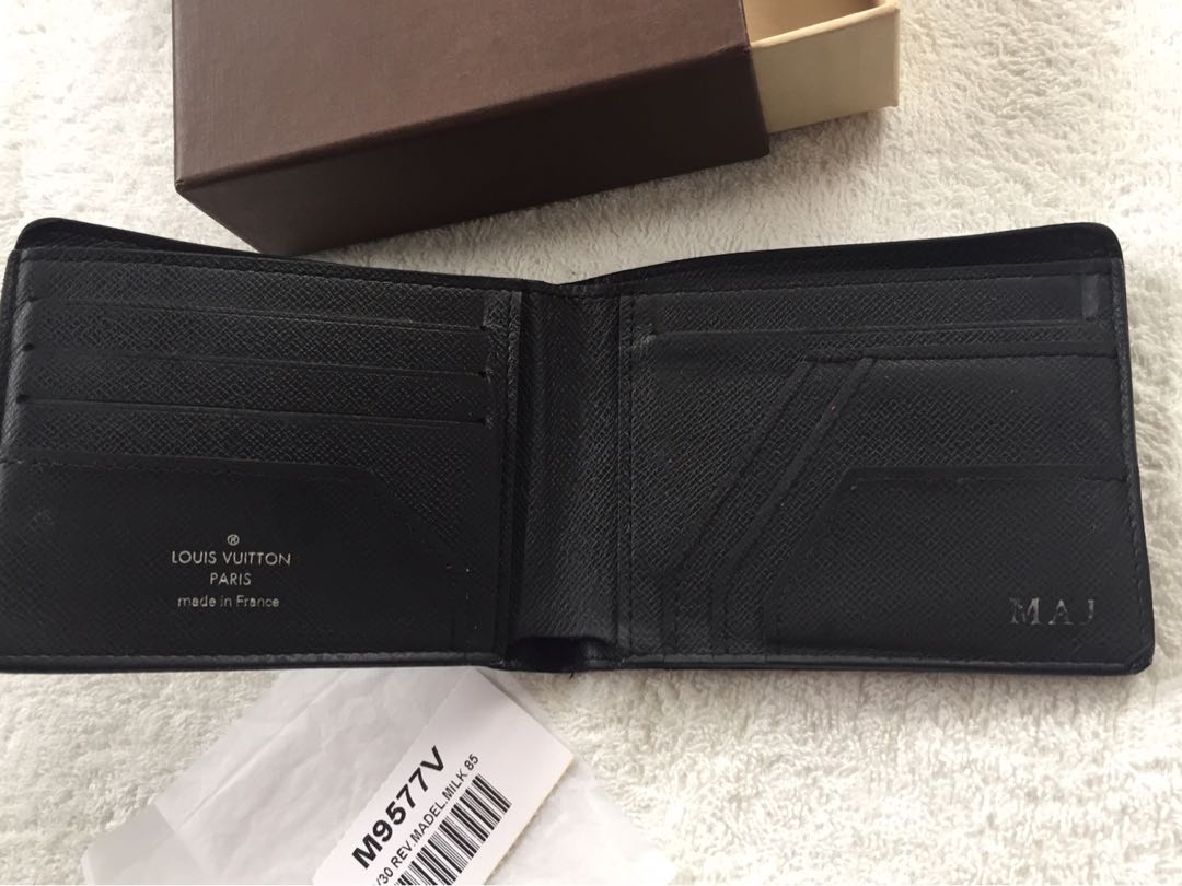 louis vuitton wallet with initials