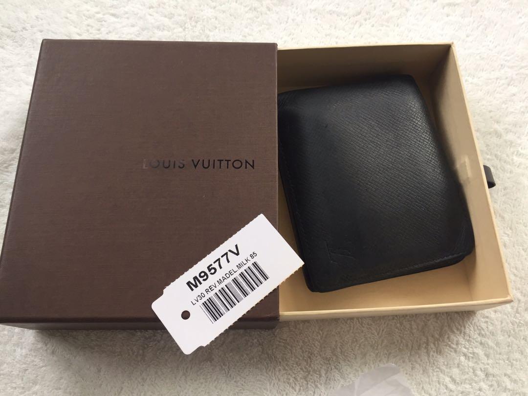 Authentic LV Louis Vuitton wallet Hot stamping Initials MAJ, Men's