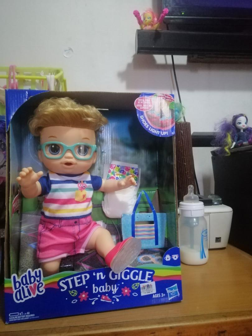 baby alive step and giggle boy