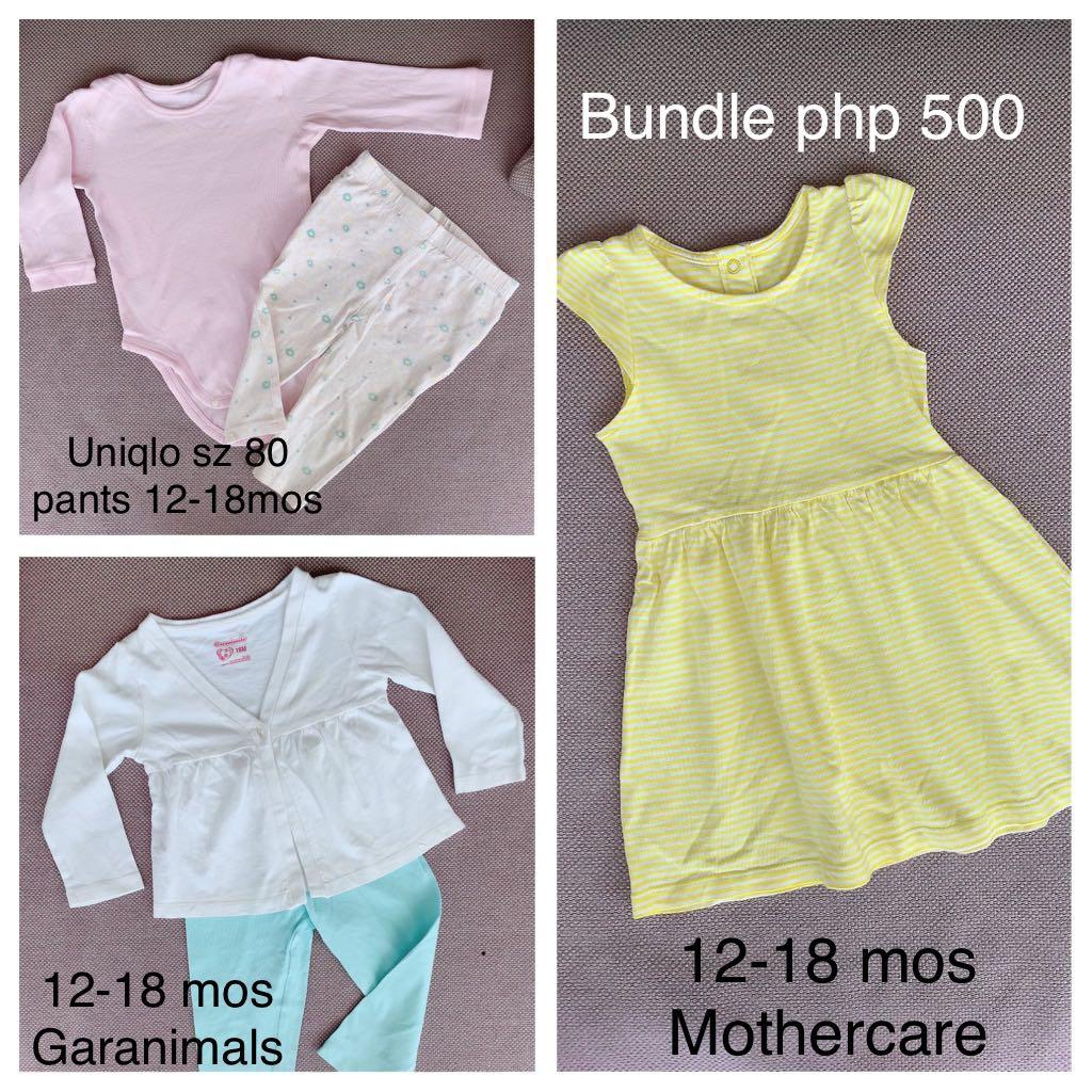 Baby Clothes Bundle Php 500 Babies Kids Babies Apparel On
