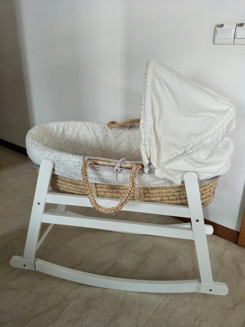 electric rocking moses basket