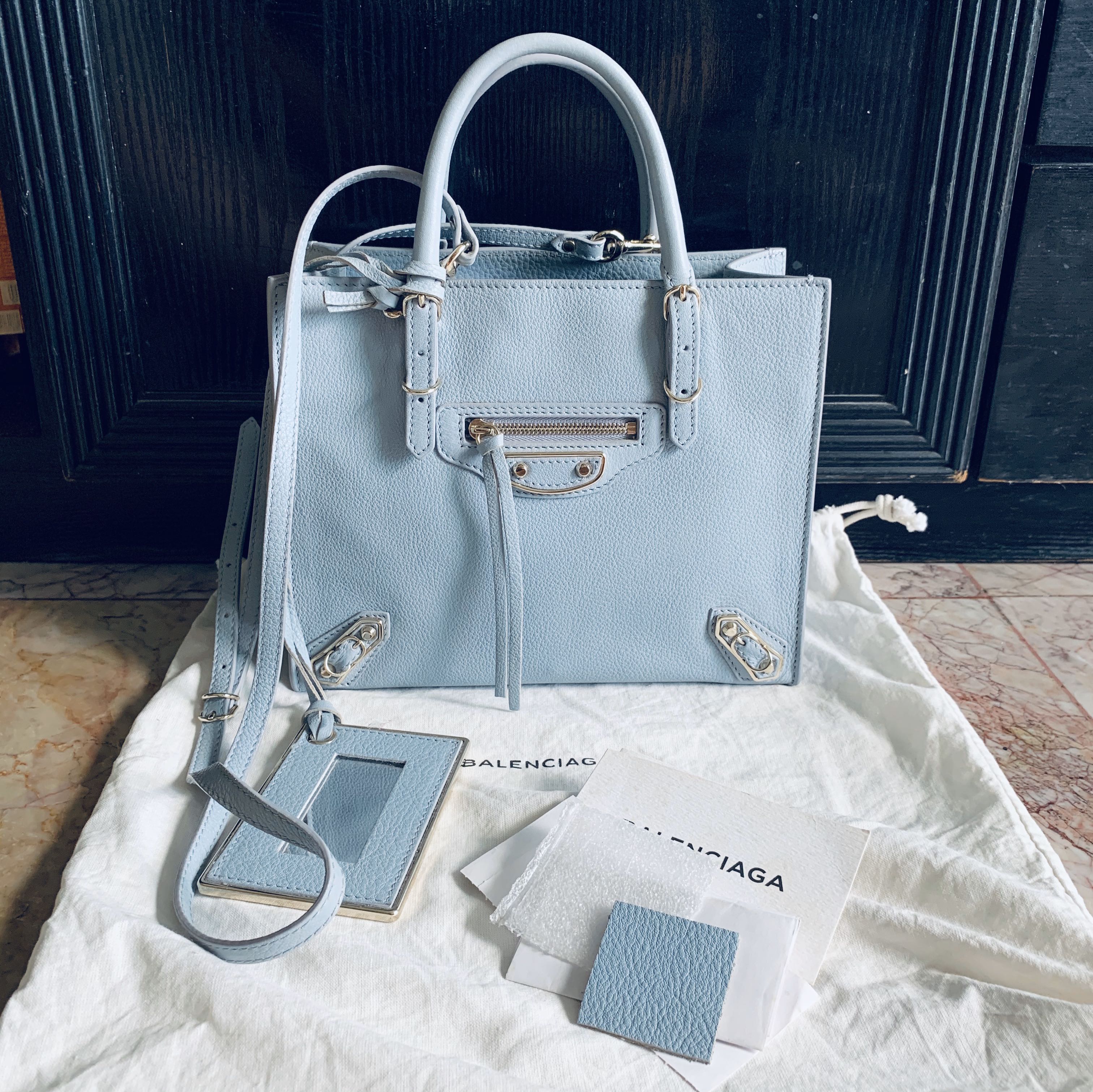 Balenciaga Mini Papier A4 Size, Luxury, Bags & Wallets on Carousell