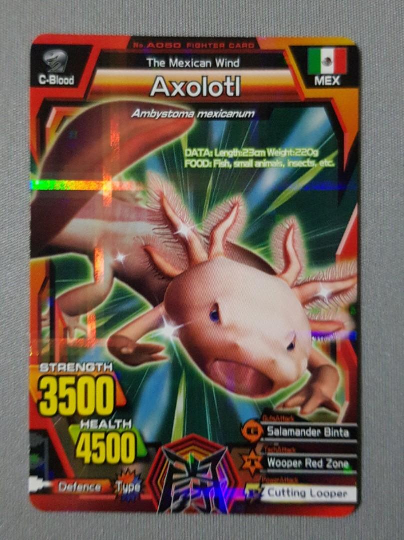 Bandai Animal Kaiser Axolotl Fighter Card Toys Games Board Games Cards On Carousell