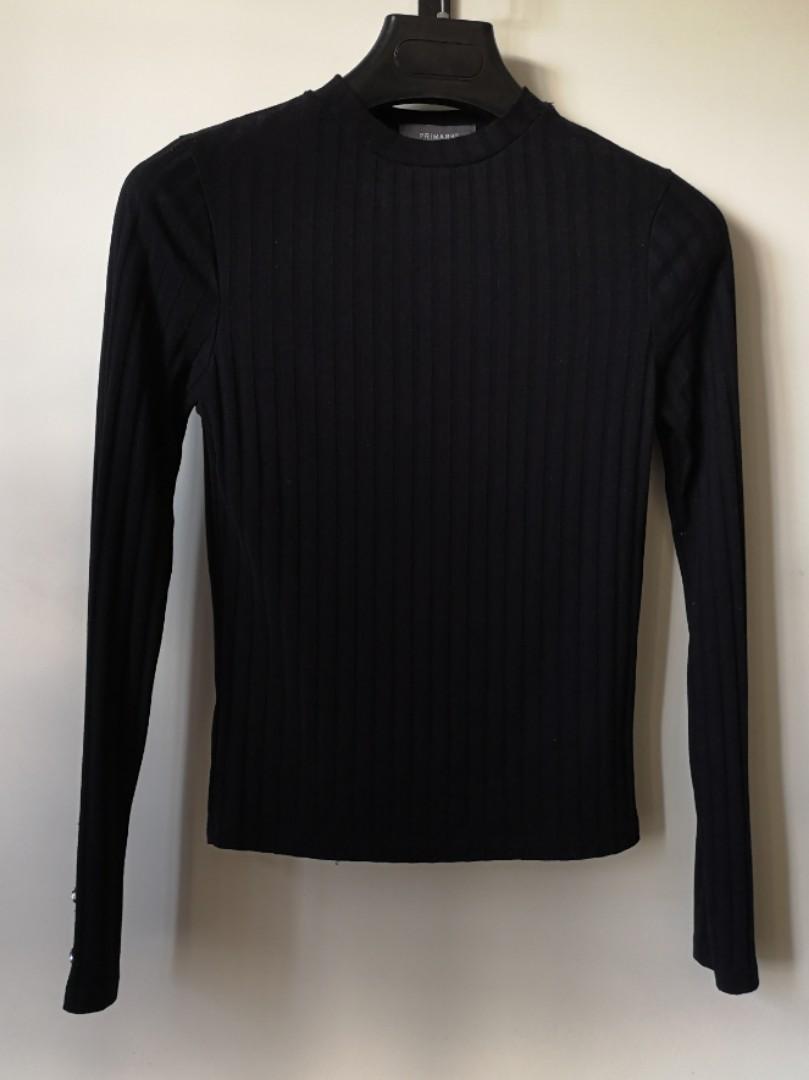 Primark black polo neck clearance