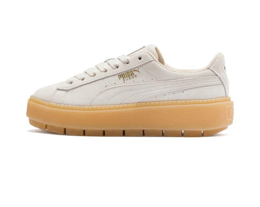 gum sole platform sneakers