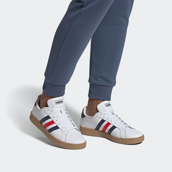 adidas grand court mens trainers