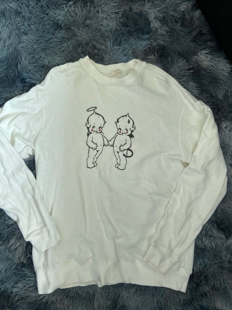 brandy melville angel devil erica sweatshirt Men s Fashion Tops