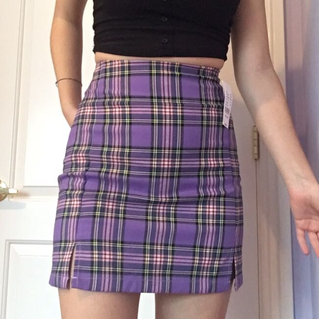 Purple skirt brandy melville best sale