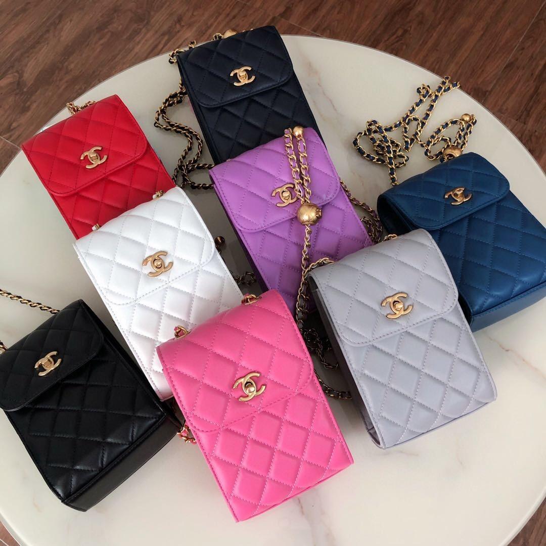 Chanel Phone Box Bag Unisex 8色 Womens Fashion Bags  Wallets Purses   Pouches on Carousell