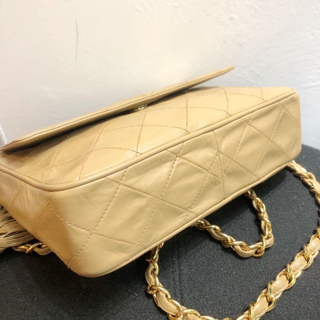 Chanel Vintage Camera Bag Beige, Luxury, Bags & Wallets on Carousell