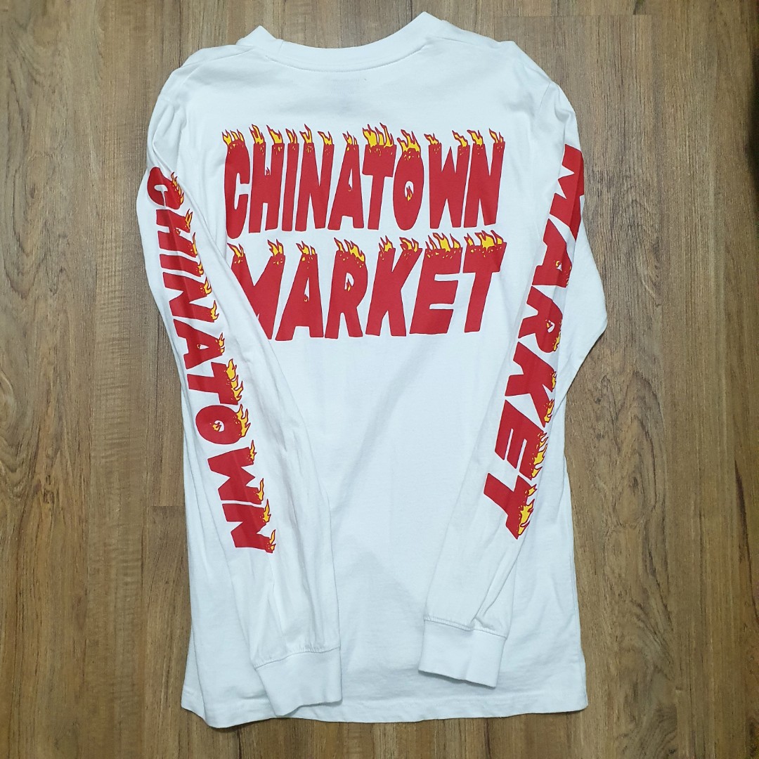 Chinatown market flame discount shirt