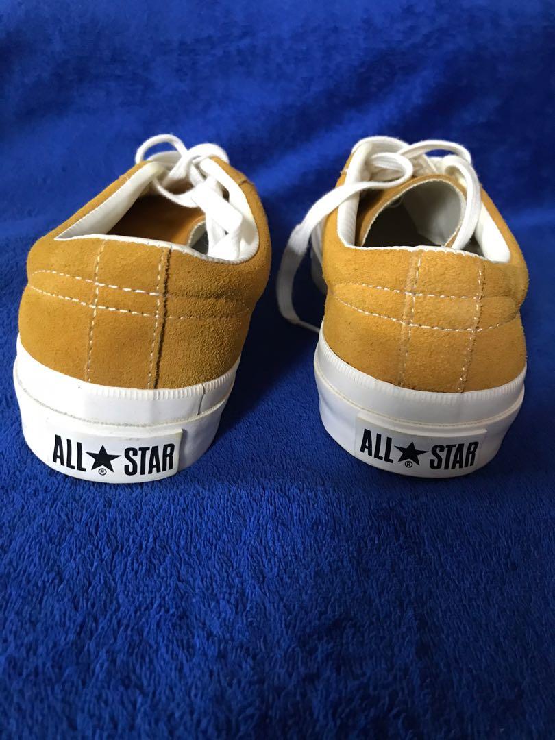 converse one star mustard yellow