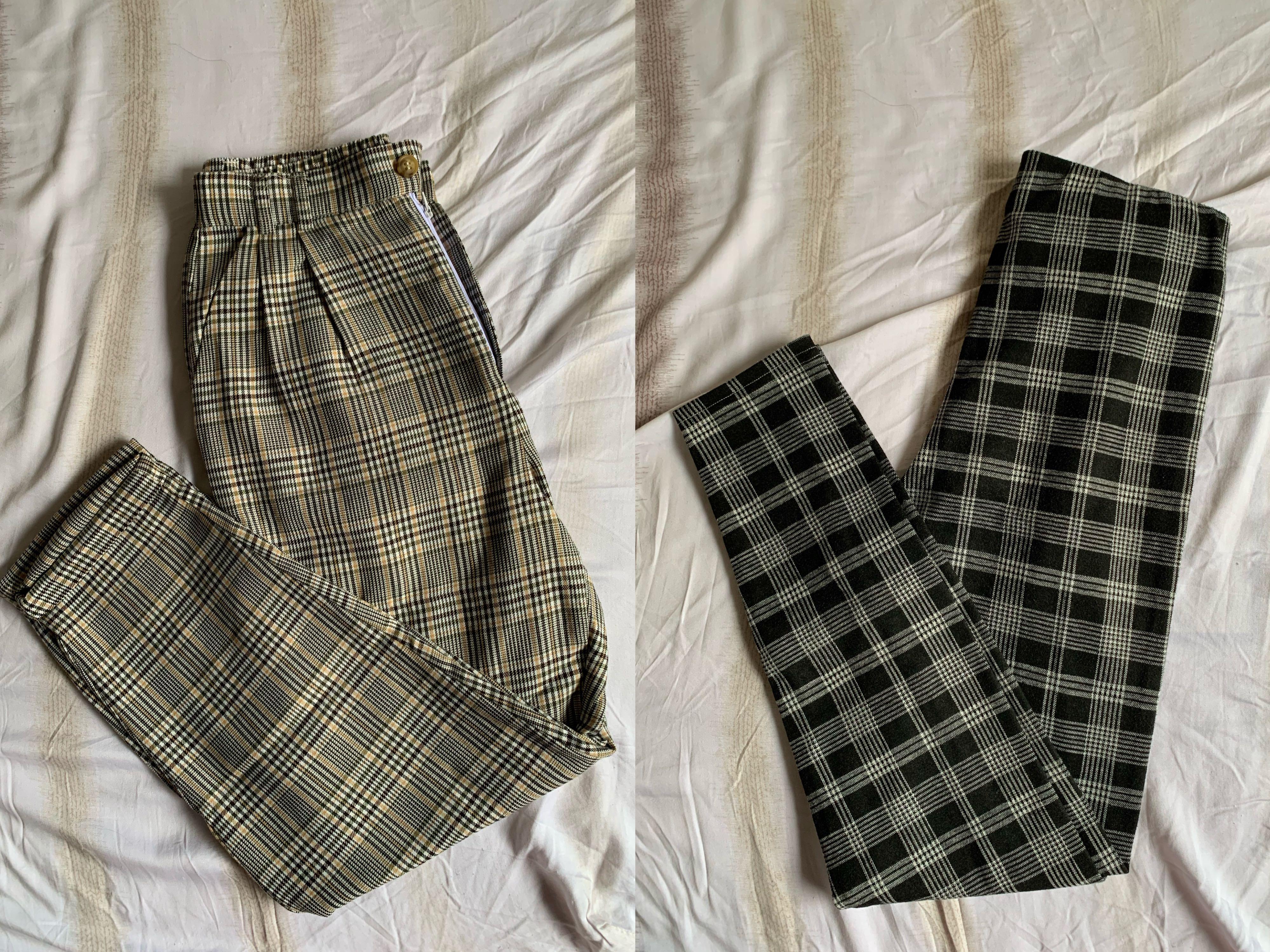 cotton on checkered pants