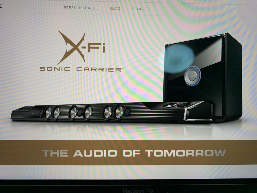 Creative x fi sales soundbar