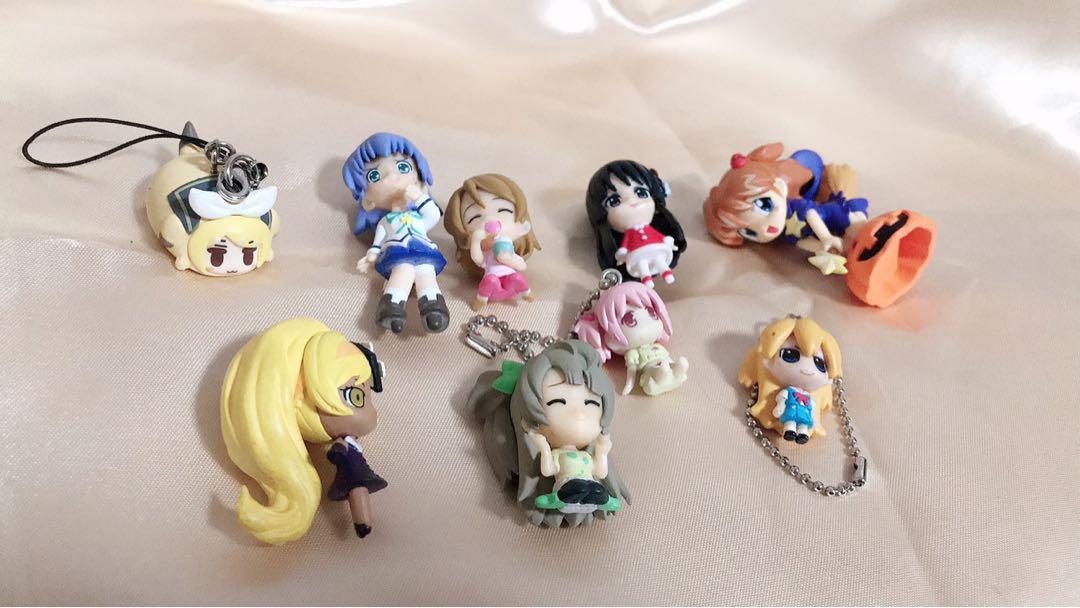 Cute Chibi Anime Girls Keychains Toys Games Toys On Carousell