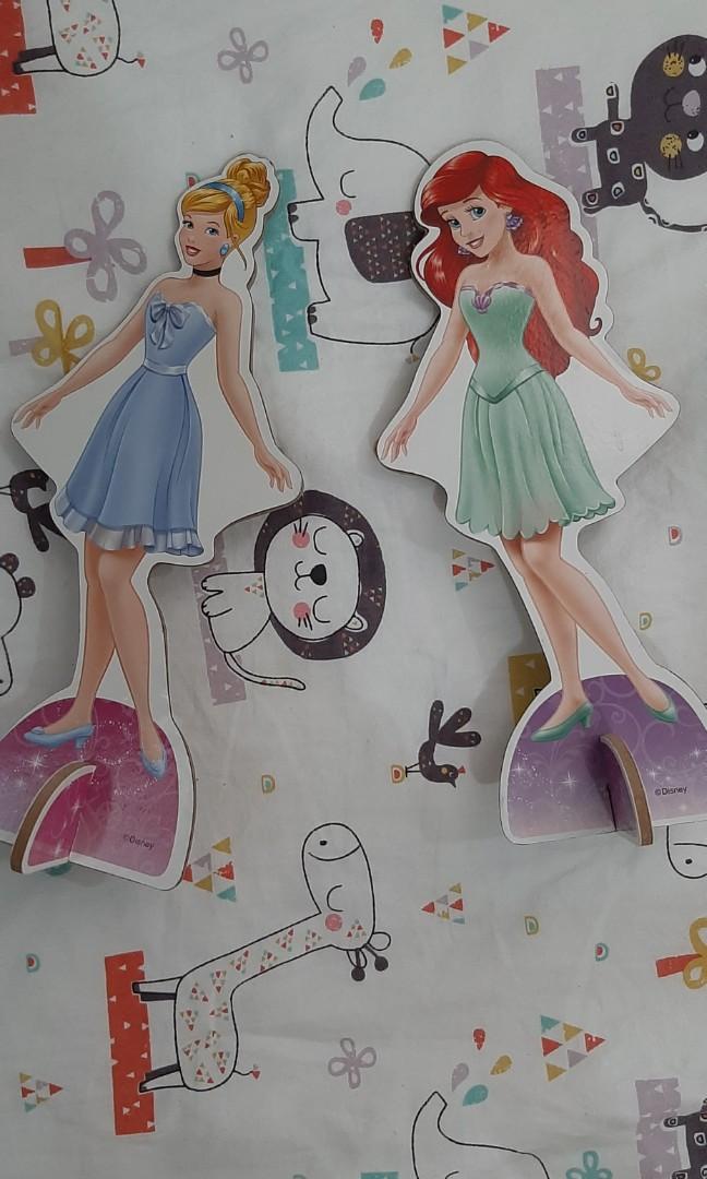 Disney Paper Dolls (Ariel & Cinderella, Hobbies & Toys, Toys
