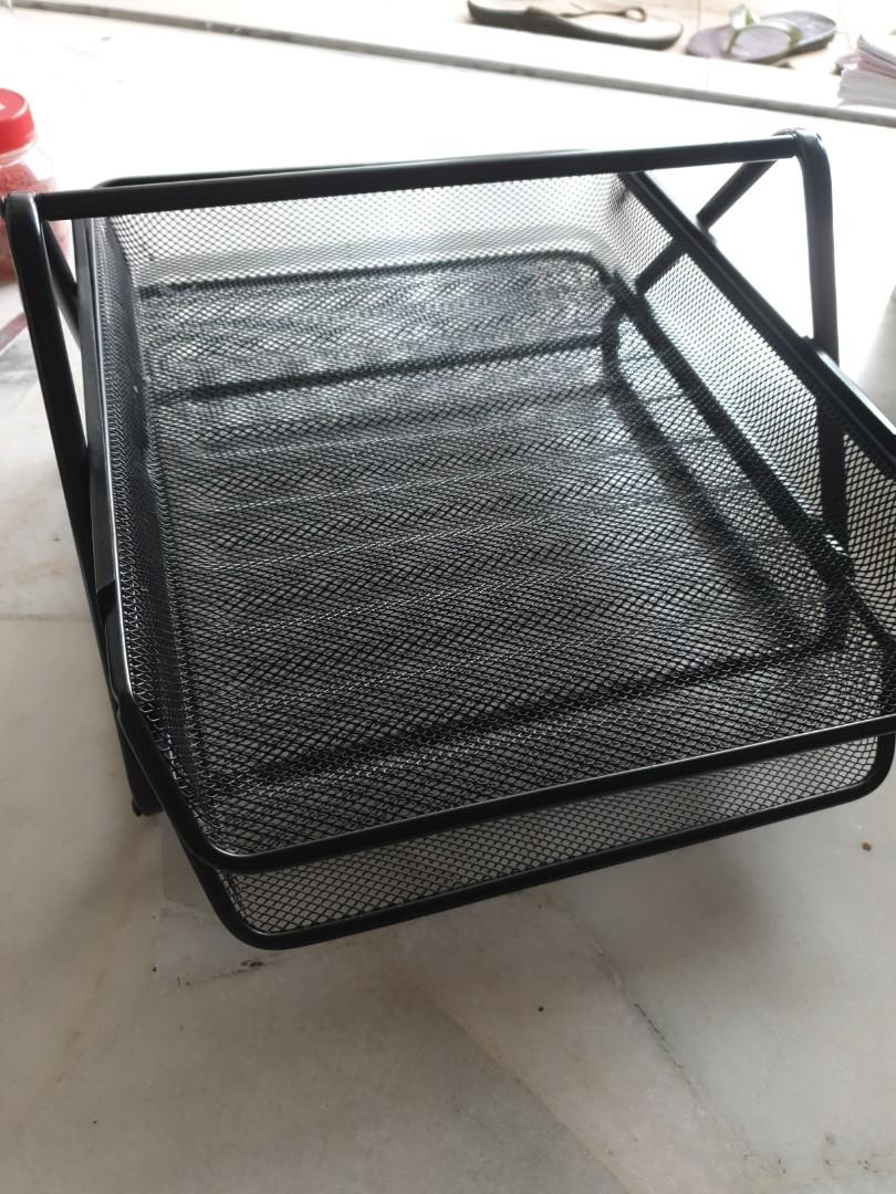 Documents tray (Category: Shelves, Cabinets & Racks) located in Kuala Lumpur. Submitted by chynhong (Listing ID 1012065032, Image 3). Description: Used but in good condition. COD at Pandan Perdana.