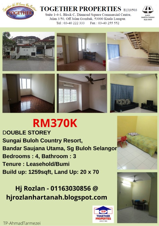 Double Storey Sungai Buloh Country Resort Bandar Saujana Utama Sg Buloh Selangor Property For Sale On Carousell