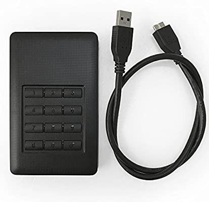 Encrypted Portable External Hard Drive - Teknub Godo 500GB USB 3.0 ...