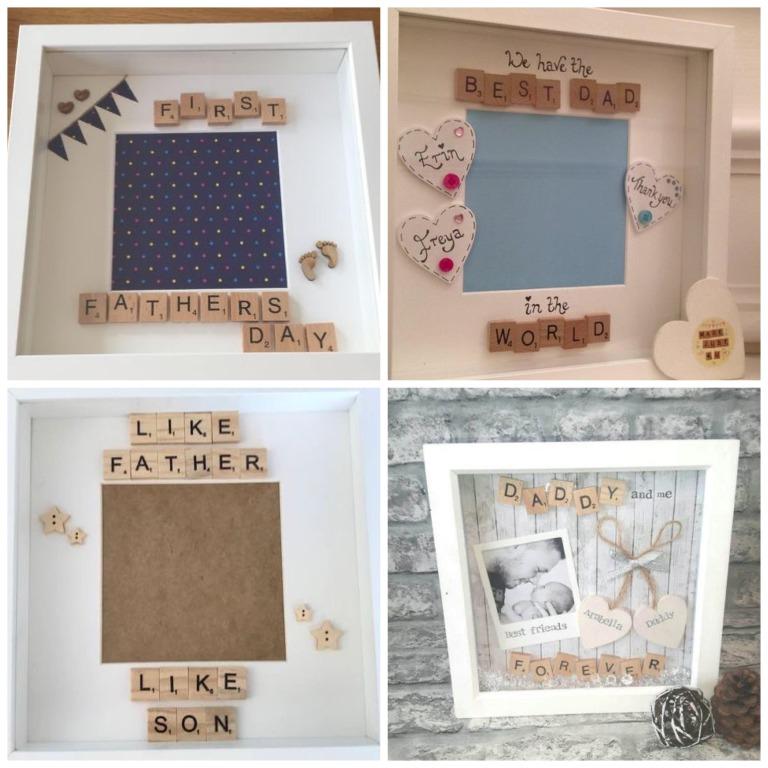 father's day shadow box