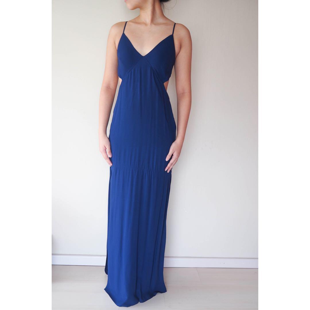 Forever 21 Royal Blue Maxi Dress