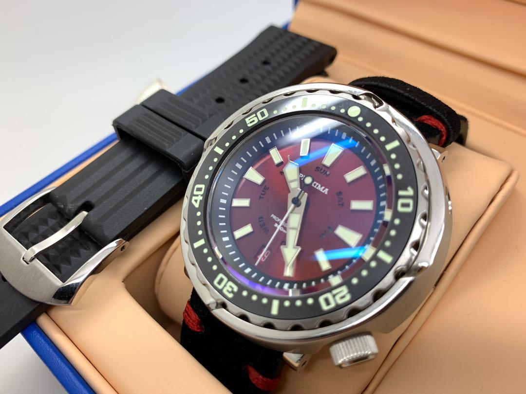 Free Delivery Proxima Red Dial Seiko NH36 Mechanical Automatic